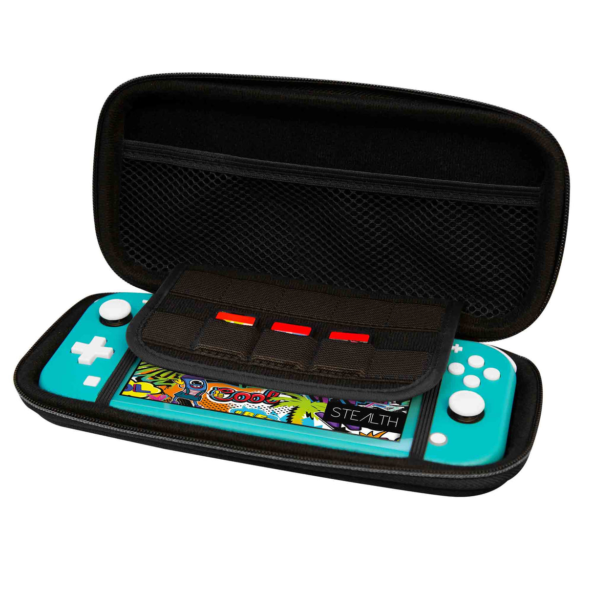 STEALTH Premium Travel Case for Nintendo Switch Lite (Grey) - Console Accessories by ABP Technology The Chelsea Gamer