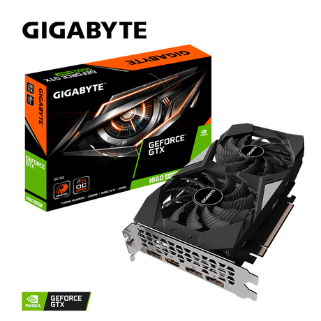 Gigabyte GeForce GTX 1660 SUPER OC 6GB Dual Fan Graphics Card - Core Components by Gigabyte The Chelsea Gamer