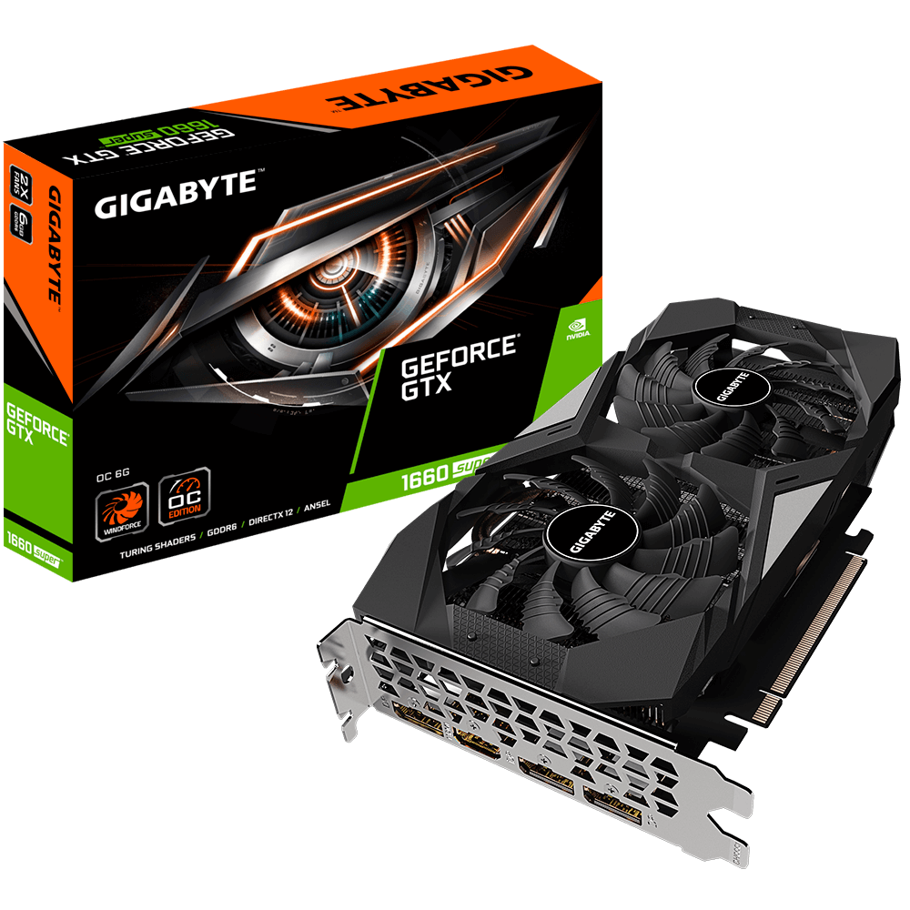 Gigabyte GeForce GTX 1660 SUPER OC 6GB Dual Fan Graphics Card - Core Components by Gigabyte The Chelsea Gamer