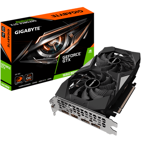 Gigabyte GeForce GTX 1660 SUPER OC 6GB Dual Fan Graphics Card - Core Components by Gigabyte The Chelsea Gamer