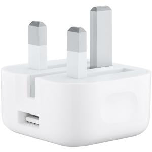 Apple AC Adapter for iPhone, iPod, iPad, Tablet PC, Smartphone, Smart Watch - 5 W Output Power - 230 V AC Input Voltage - 5 V DC Output Voltage - Cables by Apple The Chelsea Gamer