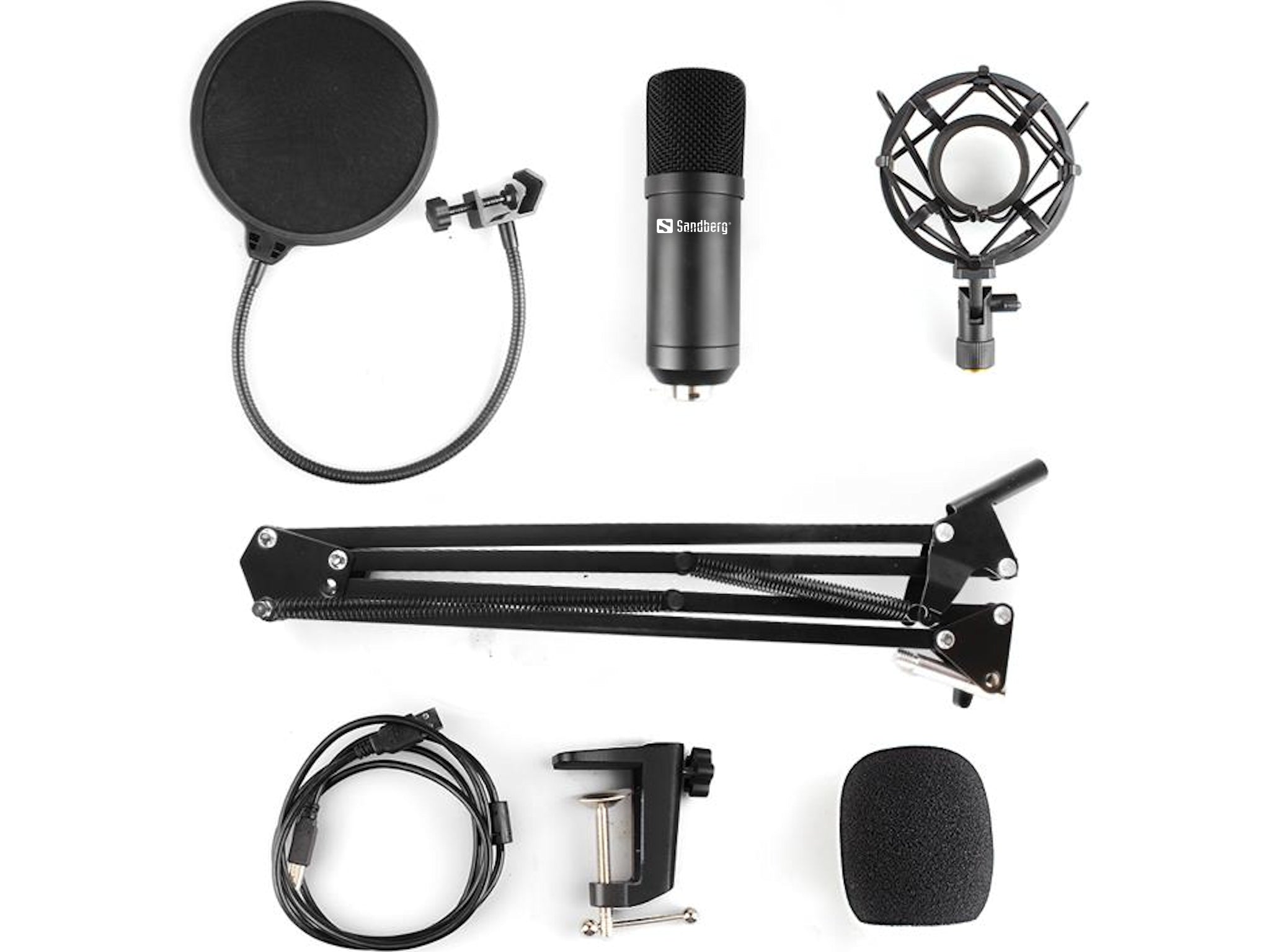 Sandberg - Streamer USB Microphone Kit - Console Accessories by Sandberg The Chelsea Gamer