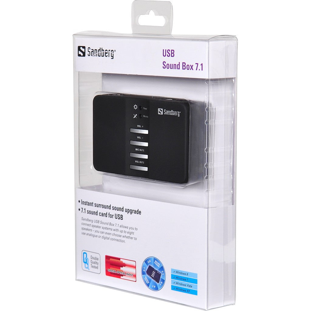 Sandberg USB Sound Box 7.1 - Audio by Sandberg The Chelsea Gamer
