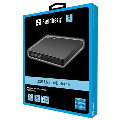 Sandberg USB Mini DVD Burner - Core Components by Sandberg The Chelsea Gamer