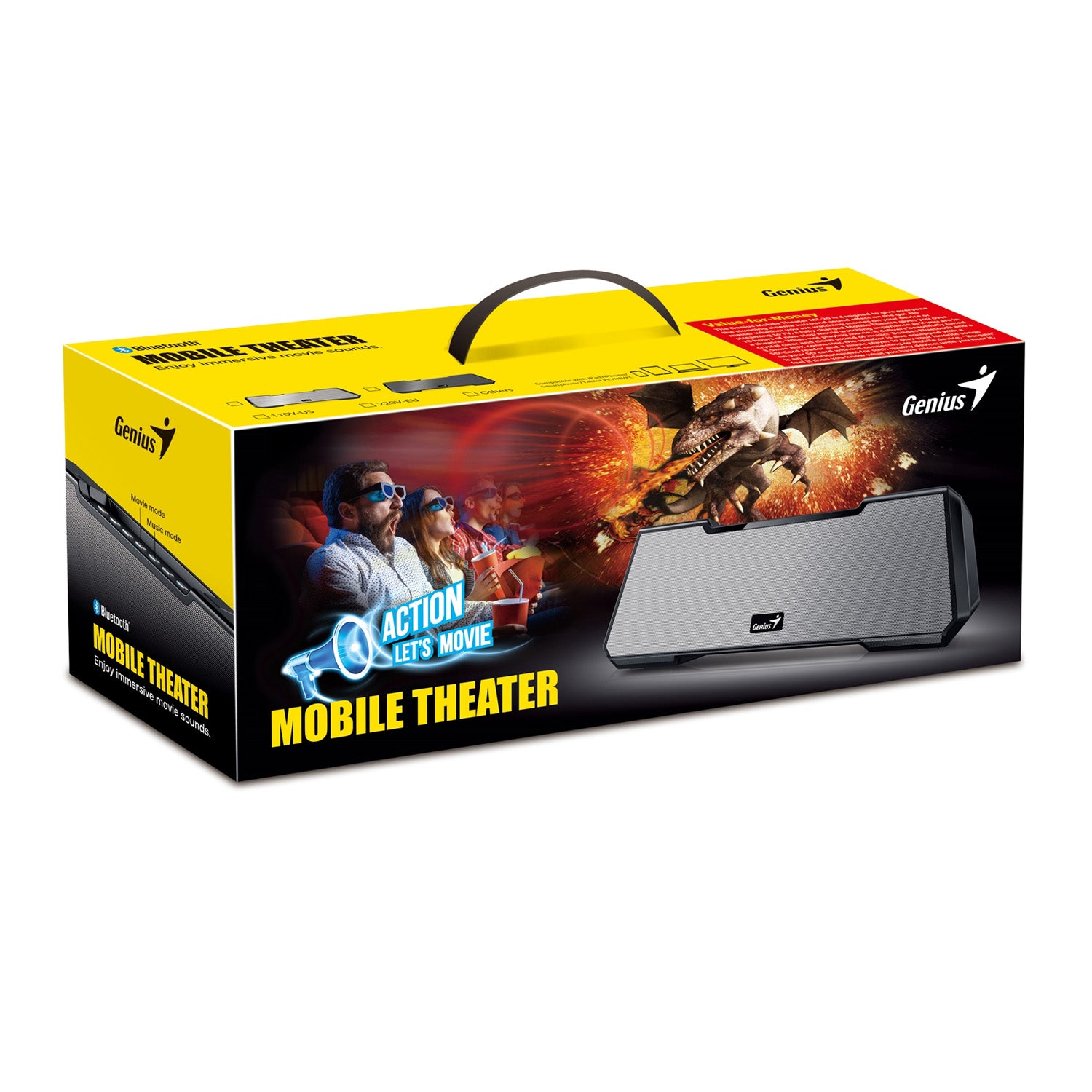 Genius Surround Sound Portable Cinema & Music Speaker - Core Components by Genius The Chelsea Gamer