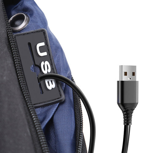 Marvo Waterproof Laptop Backpack with USB Port - Care by Marvo The Chelsea Gamer