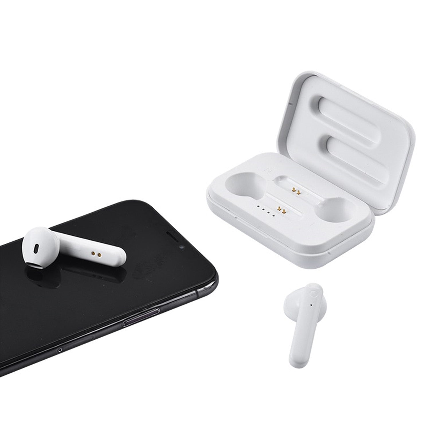 X12 TWS White Wireless Earbuds with Bluetooth and Wireless Charging Case - Audio by Prevo The Chelsea Gamer