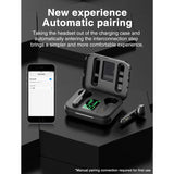 X15 TWS Wireless Earbuds with Bluetooth and Wireless Charging Case with Digital Display - Audio by Prevo The Chelsea Gamer