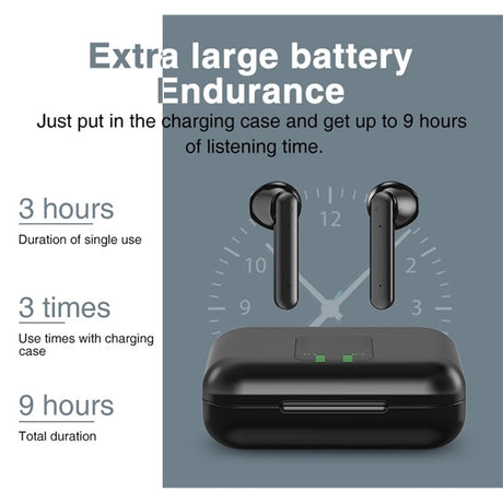 X15 TWS Wireless Earbuds with Bluetooth and Wireless Charging Case with Digital Display - Audio by Prevo The Chelsea Gamer