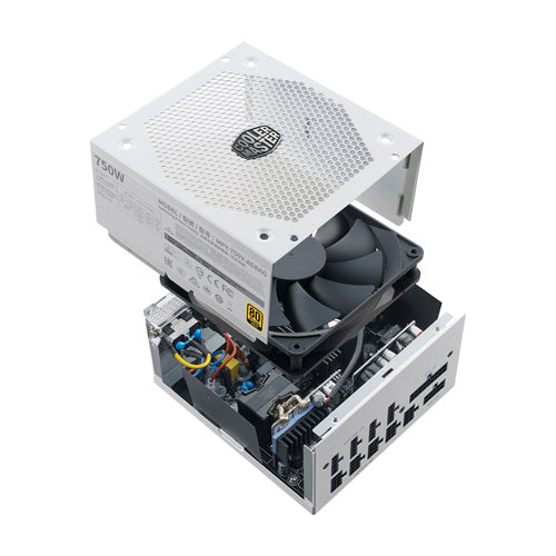 Cooler Master V750 Gold V2 White Edition 750W 135mm Silent FDB Fan 80 PLUS Gold Fully Modular PSU - Core Components by Cooler Master The Chelsea Gamer