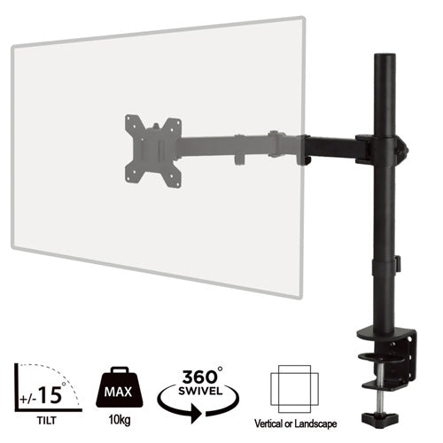 piXL Single Monitor Arm Desk Mount - Furniture by piXL The Chelsea Gamer