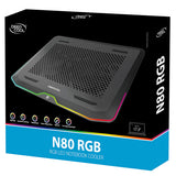 DeepCool N80 RCG Gaming Notebook Cooler - Core Components by DeepCool The Chelsea Gamer