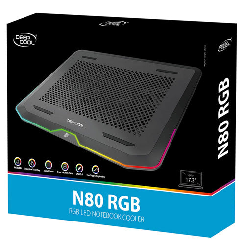 DeepCool N80 RCG Gaming Notebook Cooler - Core Components by DeepCool The Chelsea Gamer