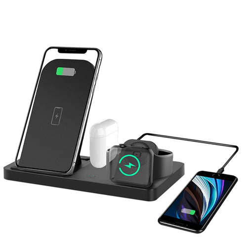 Prevo Universal 4-In-1 Fast Charging QI Wireless Charging Station - Cables by Prevo The Chelsea Gamer