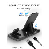 Prevo Universal 4-In-1 Fast Charging QI Wireless Charging Station - Cables by Prevo The Chelsea Gamer
