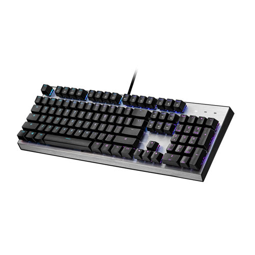 Cooler Master CK351 Optical Keyboard in Silver with LK DarGo Red Switches - Keyboard by Cooler Master The Chelsea Gamer