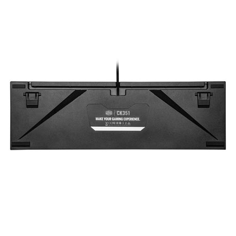 Cooler Master CK351 Optical Keyboard in Silver with LK DarGo Red Switches - Keyboard by Cooler Master The Chelsea Gamer