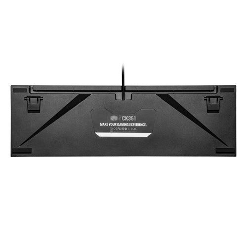 Cooler Master CK351 Optical Keyboard in Silver with LK DarGo Red Switches - Keyboard by Cooler Master The Chelsea Gamer