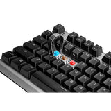 Cooler Master CK351 Optical Keyboard in Silver with LK DarGo Red Switches - Keyboard by Cooler Master The Chelsea Gamer
