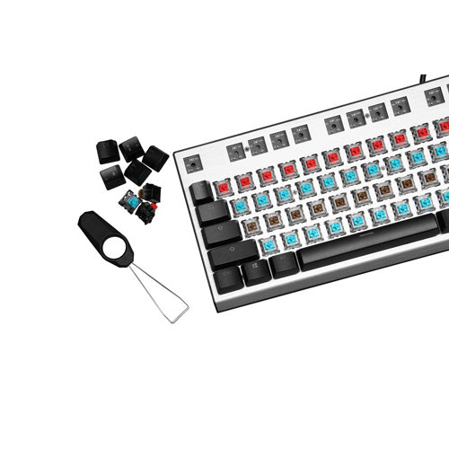 Cooler Master CK351 Optical Keyboard in Silver with LK DarGo Red Switches - Keyboard by Cooler Master The Chelsea Gamer