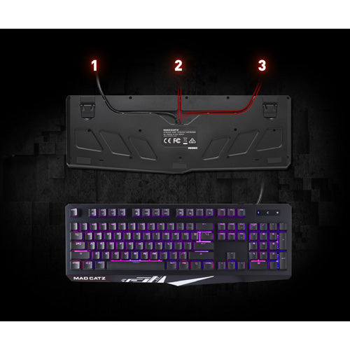 Mad Catz S.T.R.I.K.E. 2 Membrane Gaming Keyboard - Keyboard by Mad Catz The Chelsea Gamer