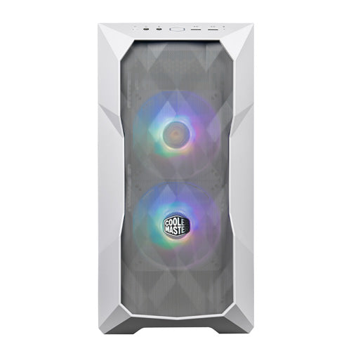 Cooler Master TD300 Mesh Mid Tower PC Case - White - Core Components by Cooler Master The Chelsea Gamer