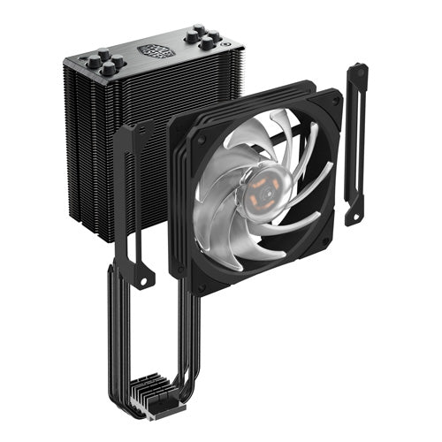 Cooler Master Hyper 212 V2 - RGB Black Edition - Fan CPU Cooler - Core Components by Cooler Master The Chelsea Gamer