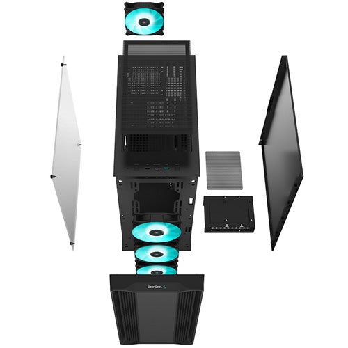 DeepCool CC560 Black PC Case - Core Components by DeepCool The Chelsea Gamer