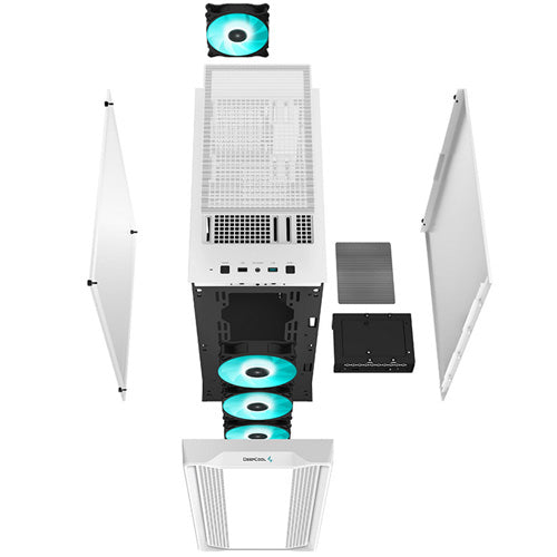 DeepCool CC560 White PC Case - Core Components by DeepCool The Chelsea Gamer