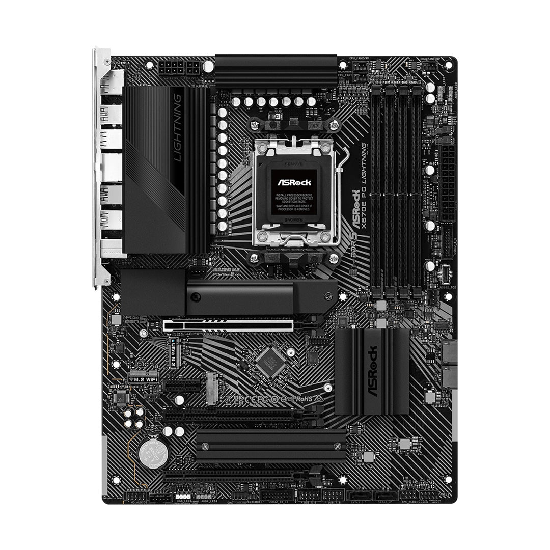ASRock X670E PG Lightning Motherboard, AMD Socket AM5 - Core Components by ASRock The Chelsea Gamer