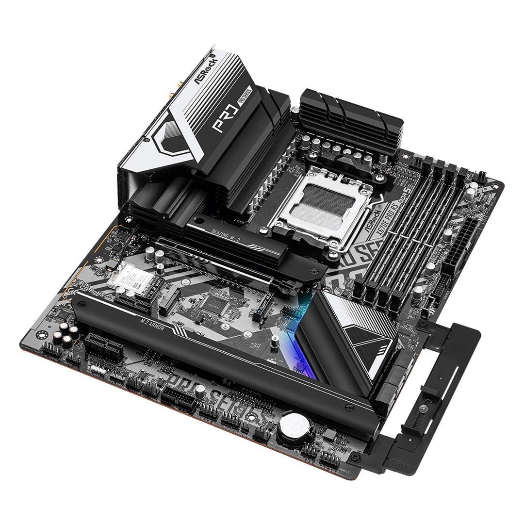 ASRock X670E Pro RS Motherboard, AMD Socket AM5 - Core Components by ASRock The Chelsea Gamer