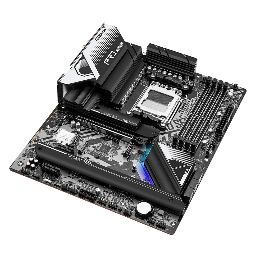 ASRock X670E Pro RS Motherboard, AMD Socket AM5 - Core Components by ASRock The Chelsea Gamer