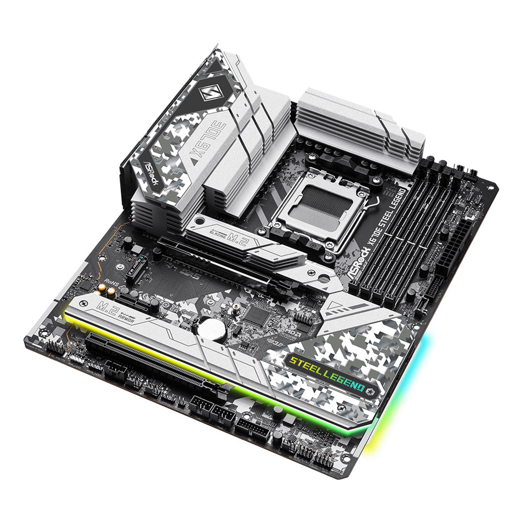 ASRock X670E Steel Legend Motherboard, AMD Socket AM5 - Core Components by ASRock The Chelsea Gamer