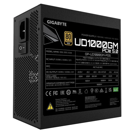 Gigabyte 1000W Power supply - PG5 Compatible - Core Components by Gigabyte The Chelsea Gamer