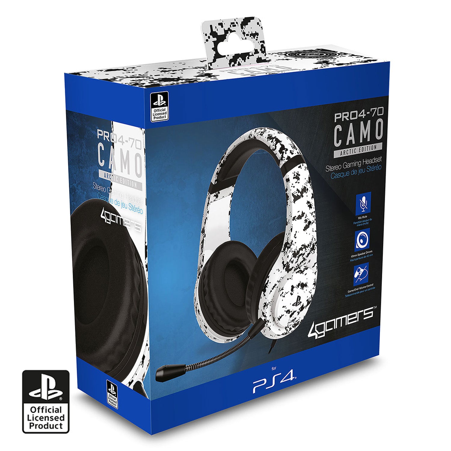 4Gamers PRO4-70 Stereo Gaming Headset (Arctic Camo) - Console Accessories by ABP Technology The Chelsea Gamer