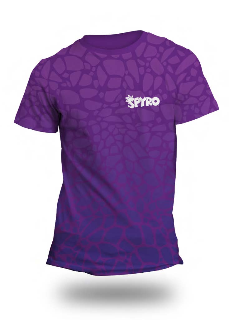 Spyro Scaled T-Shirt - merchandise by Rubber Road The Chelsea Gamer