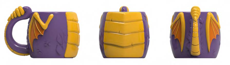 3D Novelty Spyro Mug - merchandise by Rubber Road The Chelsea Gamer