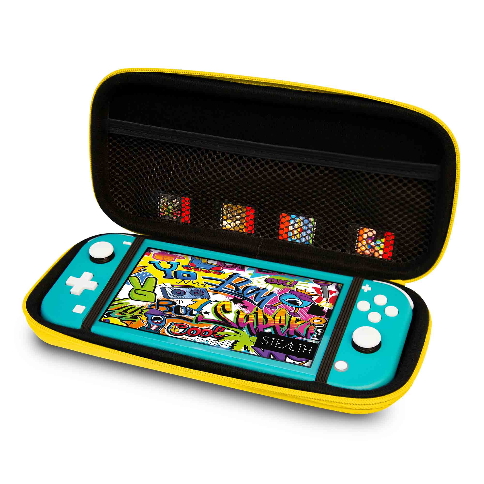 STEALTH Travel Case for Nintendo Switch Lite - SL-01 - Yellow - Console Accessories by ABP Technology The Chelsea Gamer