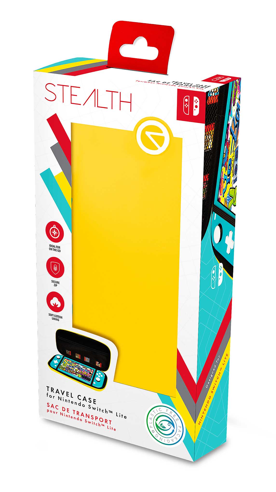 STEALTH Travel Case for Nintendo Switch Lite - SL-01 - Yellow - Console Accessories by ABP Technology The Chelsea Gamer