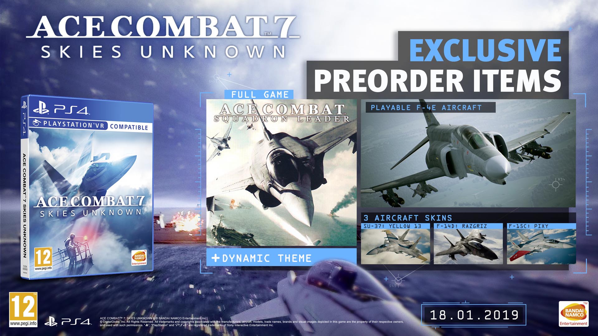 Ace Combat 7 Skies Unknown - PS4 - Video Games by Bandai Namco Entertainment The Chelsea Gamer