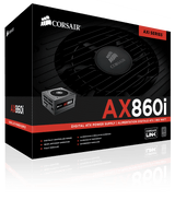 Corsair AX860i Digital ATX Power Supply — 860 Watt 80 PLUS® Platinum Certified Fully-Modular PSU - Core Components by Corsair The Chelsea Gamer