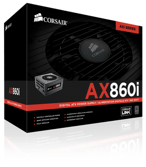 Corsair AX860i Digital ATX Power Supply — 860 Watt 80 PLUS® Platinum Certified Fully-Modular PSU - Core Components by Corsair The Chelsea Gamer