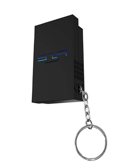 Official PlayStation 2 Console Key Ring - merchandise by Rubber Road The Chelsea Gamer