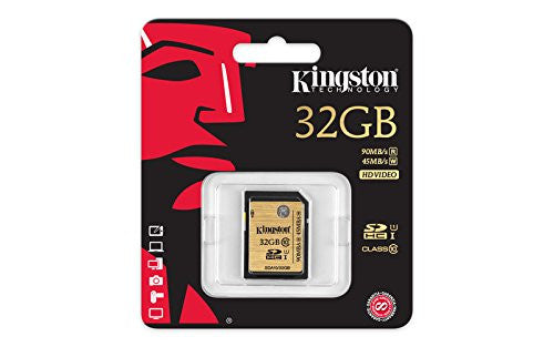 Kingston Technology 32GB UHS-I Ultimate Flash Card - Memory by Kingston The Chelsea Gamer