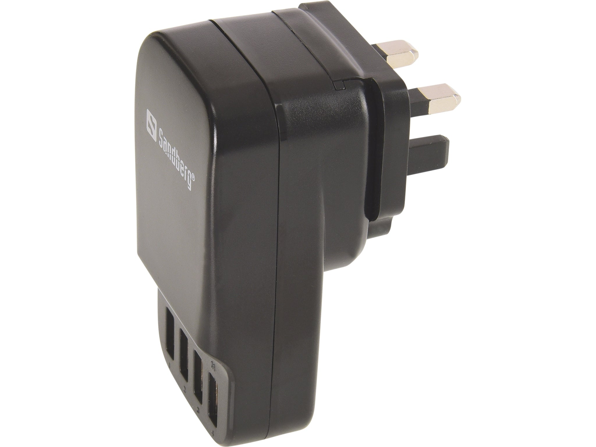Sandberg 4in1 USB AC Charger 6.8A EU+UK - Cables by Sandberg The Chelsea Gamer