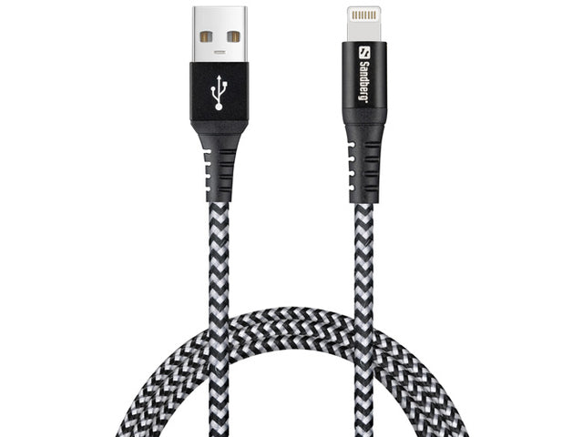 Sandberg Survivor Lightning Cable 1M - Cables by Sandberg The Chelsea Gamer
