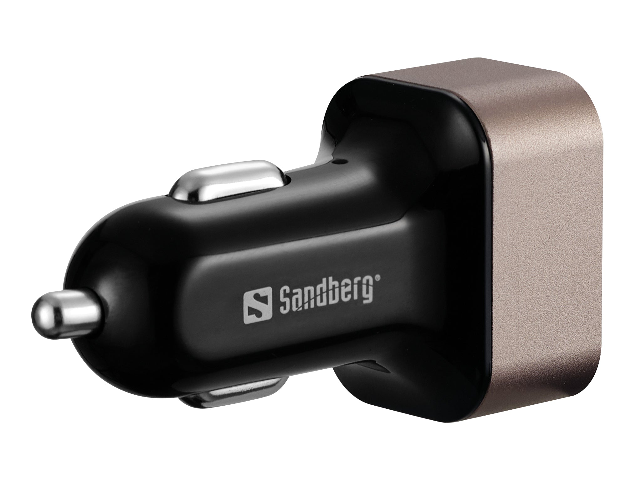 Sandberg Car Charger 1xQC3.0+1xUSBC 24W - Cables by Sandberg The Chelsea Gamer