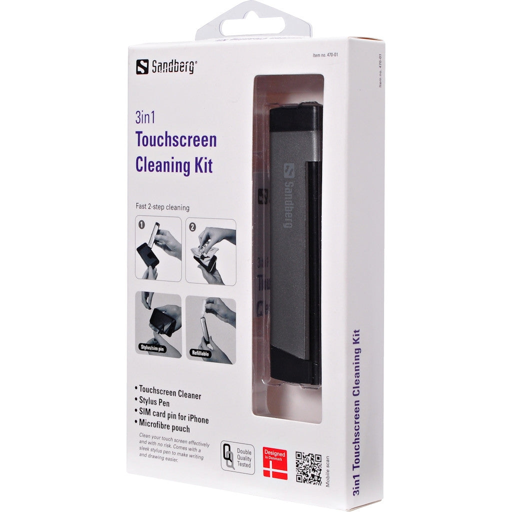 Sandberg 3in1 Touchscreen Cleaning Kit - Care by Sandberg The Chelsea Gamer