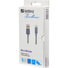Excellence MicroUSB 1m Gray - Cables by Sandberg The Chelsea Gamer