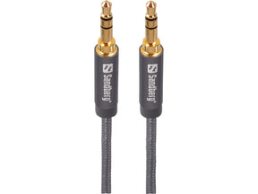 Excellence MiniJack 1m Gray - Cables by Sandberg The Chelsea Gamer